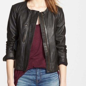 Madewell Black Leather Jacket